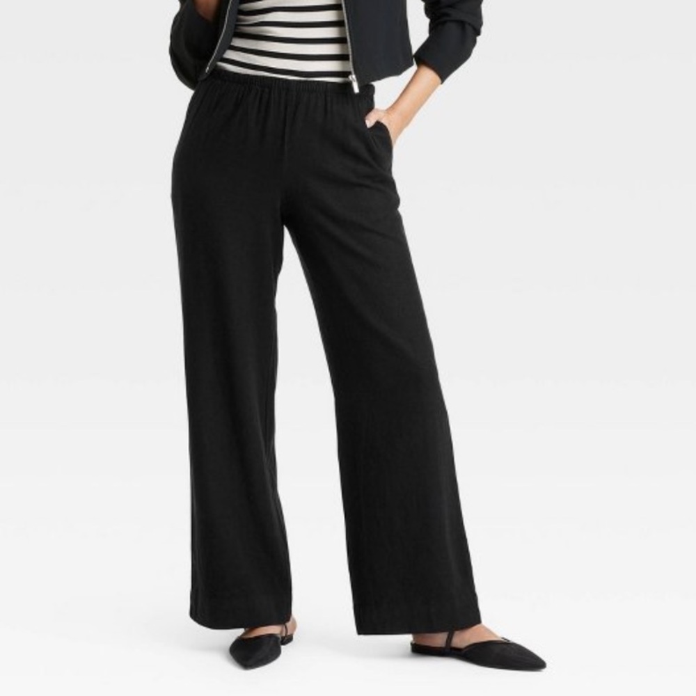 A New Day | Black Linen Pants | Large